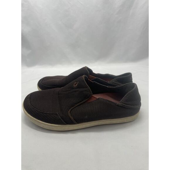 MENS OLUKAI NOHEA MESH GRAY CONVERTIBLE SLIP ON SHOES 8M - Picture 2 of 10
